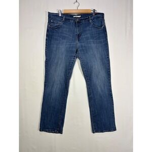 Classic Denim Levis 505 Straight Leg Jeans Womens 33 Medium Blue Wash